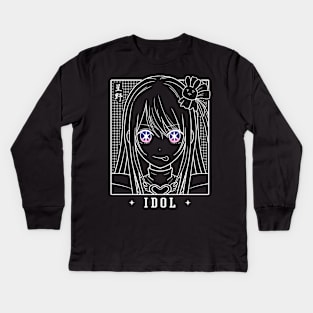 AI Idol - Dark Ver Kids Long Sleeve T-Shirt